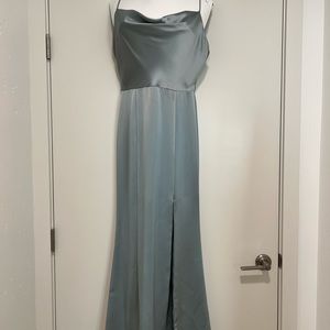 Amsale Chloe Dress, Jade color, size 8